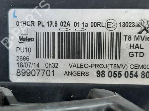Left headlight PEUGEOT 5008 (0U_, 0E_) 1.6 16V | BP29954509C28