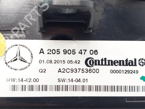 Climate control MERCEDES-BENZ C-CLASS (W205) C 220 BlueTEC / d (205.002, 205.004) | BP31150469I5 