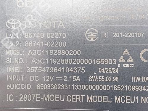 Electronic module TOYOTA YARIS CROSS (MXP_) 1.5 Hybrid (MXPJ11) | BP29868870M83
