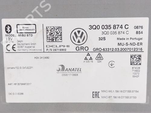 Elektronische module VW GOLF VII Variant (BA5, BV5) 1.0 TSI | BP30875767M83
