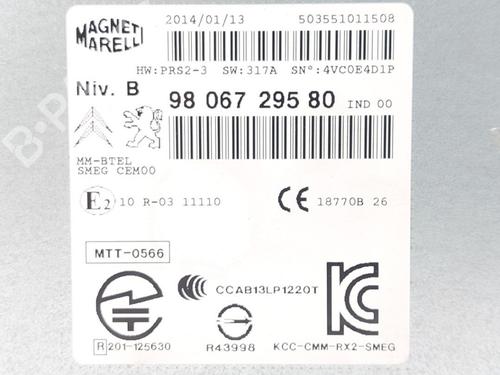 Electronic module PEUGEOT 208 I (CA_, CC_) 1.6 VTi | BP23403856M83 
