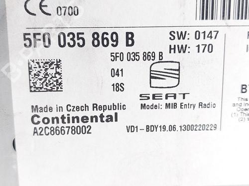 Control unit SEAT LEON (5F1) 1.2 TSI | BP30942398M11 - Image 5