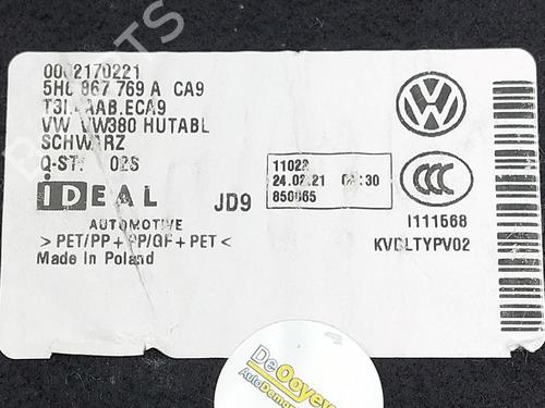 Rear parcel shelf VW GOLF VIII (CD1, DA1) 2.0 GTI Clubsport | BP37222444C85 - Image 4