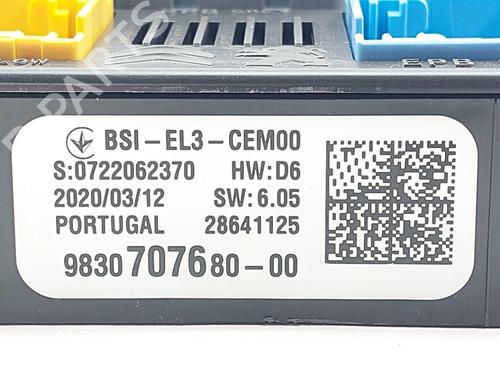 Control unit OPEL CORSA F (P2JO) 1.2 (68) | BP38958632M11 - Image 8