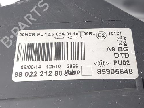 Right headlight PEUGEOT 208 I (CA_, CC_) 1.2 VTI 82 | BP29080709C29
