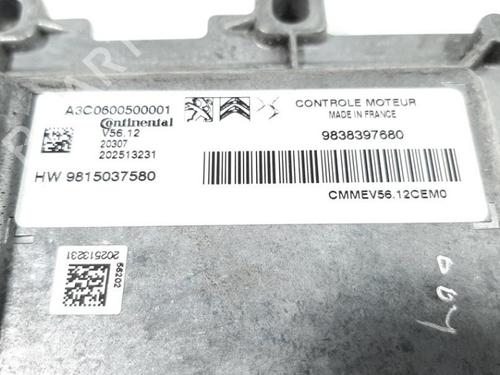 Engine control unit (ECU) PEUGEOT 208 II (UB_, UP_, UW_, UJ_) 1.2 PureTech 75 | BP19753885M57 
