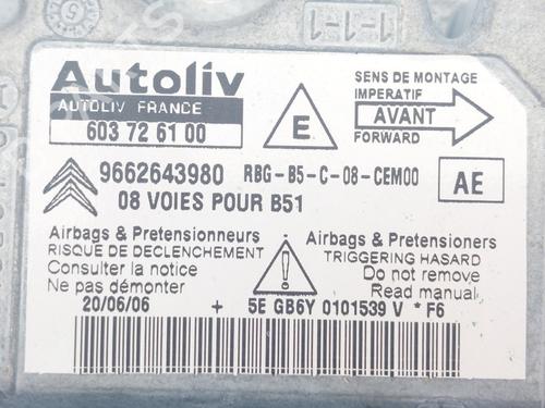 ECU airbags CITROËN C4 I (LC_) 1.6 16V | BP21023764M53 