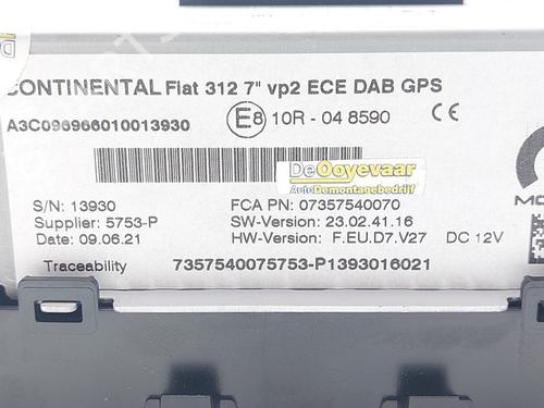 Electronic module FIAT 500 (312_) 1.0 Mild Hybrid (312.AYD1B) | BP38043752M83 - Image 5