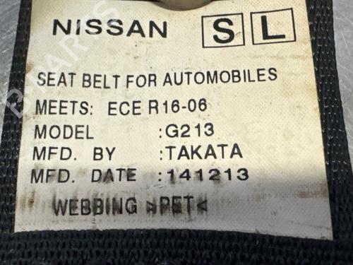Rear left seatbelt NISSAN NOTE (E12) 1.2 DIG-S | BP36537083I29 - Image 3