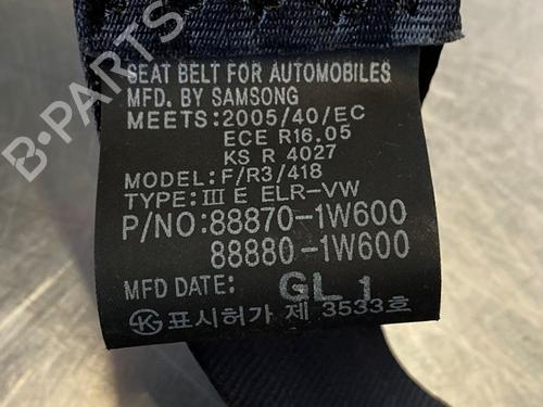 Front right seatbelt KIA RIO III (UB) 1.25 CVVT | BP36568878I25 - Image 2