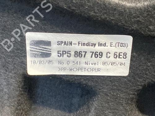 Rear parcel shelf SEAT TOLEDO III (5P2) 1.6 | BP37759904C85  - Image 5