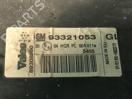 Højre forlygte OPEL MERIVA A MPV (X03) 1.4 16V Twinport (E75) | BP28298818C29 