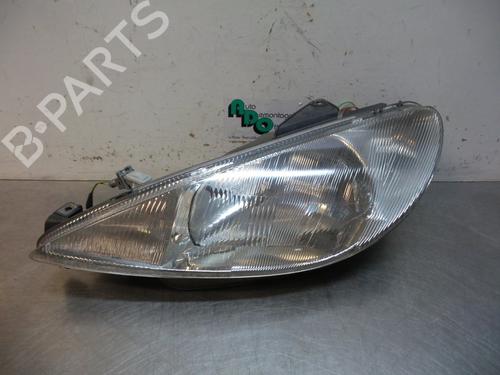 Used Left headlight PEUGEOT 206 Hatchback (2A/C) 1.4 i (75 hp) 19604968