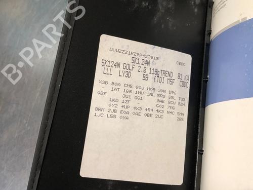 Other VW GOLF VI (5K1) 2.0 TDI | BP25601202O1