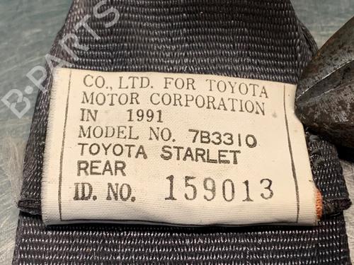 Rear right seatbelt TOYOTA STARLET (_P8_) 1.3 12V Cat (EP81) | BP19628930I28 
