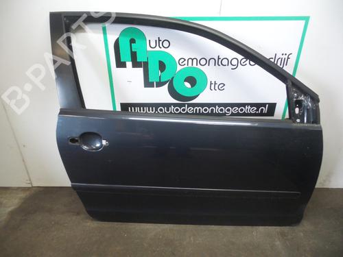 Used Right front door VW POLO (9N_, 9A_) 1.4 TDI (70 hp) 19604877
