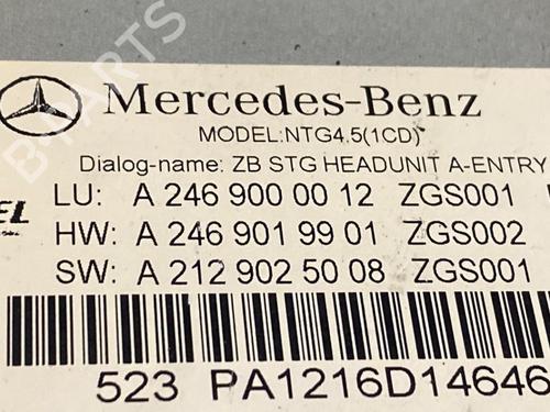 Radio MERCEDES-BENZ A-CLASS (W176) A 180 CDI / d (176.012) | BP39065717E6 - Image 2