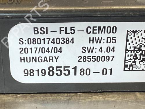 Control unit TOYOTA PROACE Van (MDZ_) 2.0 D4d (MDZ6, MDZ5) | BP36218834M11  - Image 5