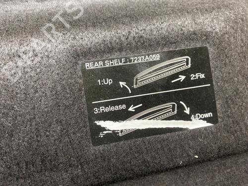 Rear parcel shelf MITSUBISHI COLT VI (Z3_A, Z2_A) 1.3 (Z21A) | BP30793888C85