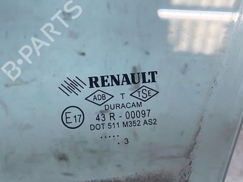 Front left door window RENAULT CLIO IV (BH_) 0.9 TCe 90 (BHNF, BHMA, BHMH, BHJK, BHJR) | BP28298809C18 