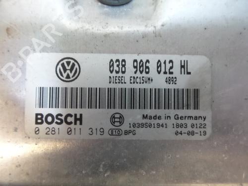 Engine control unit (ECU) VW POLO (9N_, 9A_) 1.9 SDI | BP19604463M57 