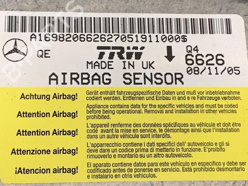ECU airbags MERCEDES-BENZ B-CLASS Sports Tourer (W245) B 200 (245.233) | BP19626898M53 