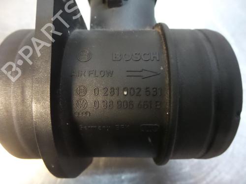 Mass air flow sensor VW POLO (9N_, 9A_) 1.4 TDI | BP19612861M95 