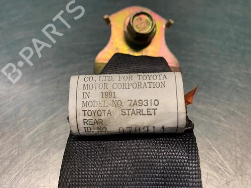 Rear center seatbelt TOYOTA STARLET (_P8_) 1.3 12V Cat (EP81) | BP19628928I27 