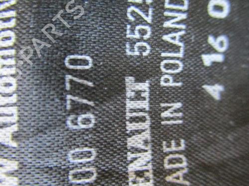 Rear center seatbelt RENAULT CLIO III (BR0/1, CR0/1) 1.5 dCi (BR17, CR17) | BP19587181I27 