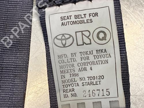 Rear center seatbelt TOYOTA STARLET (_P9_) 1.3 (EP91_, EP91R) | BP29868301I27