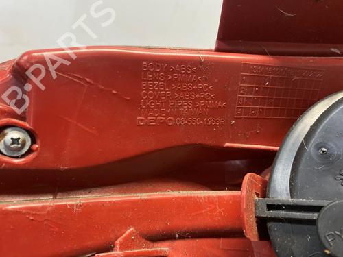 Right taillight PEUGEOT 208 I (CA_, CC_) 1.4 VTi | BP31040332C35