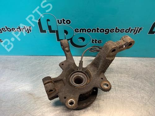 Used Left front steering knuckle RENAULT CLIO III (BR0/1, CR0/1) 1.2 16V (BR0R, BR1D, BR1L, CR0R) (65 hp) 19627089