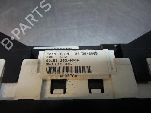 Climate control VW POLO (9N_, 9A_) 1.4 TDI | BP19612658I5 