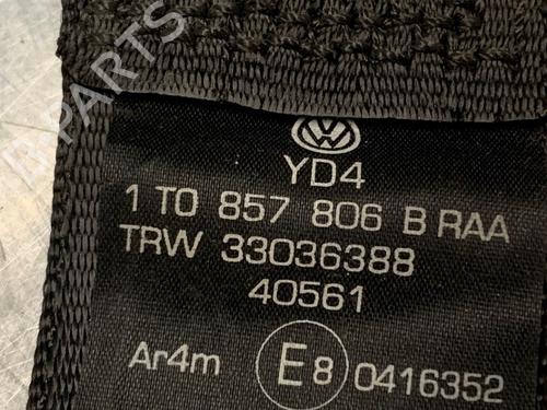 Rear right seatbelt VW TOURAN (1T1, 1T2) 1.6 FSI | BP19592626I28 