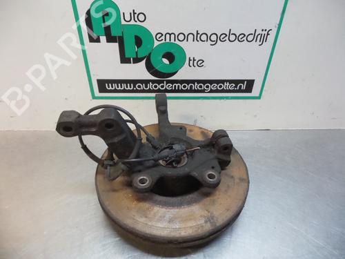 Used Right front steering knuckle RENAULT CLIO III (BR0/1, CR0/1) 1.6 16V (BR05, BR0B, BR0Y, BR15, BR1J, BR1M, BR1Y, CR0B,... (112 hp) 19606621