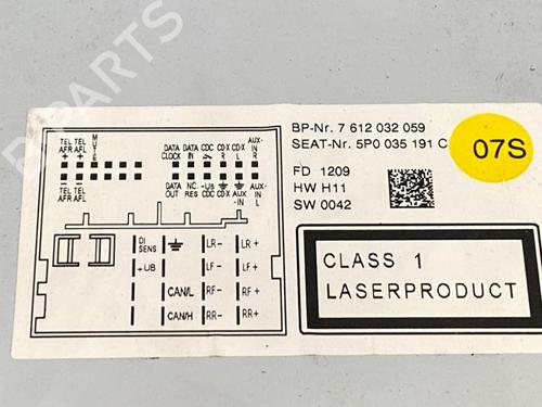Electronic module SEAT LEON (1P1) 1.4 TSI | BP29909822M83