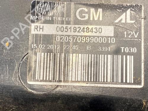 Right taillight OPEL COMBO Box Body/MPV (X12) 1.3 CDTI (B05) | BP40050400C35 - Image 3