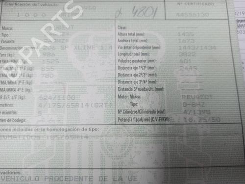 Engine control unit (ECU) PEUGEOT 206 Hatchback (2A/C) 1.4 HDi eco 70 | BP19561397M57 