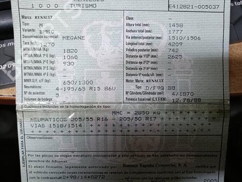 Left taillight RENAULT MEGANE II (BM0/1_, CM0/1_)  | BP28076538C34 