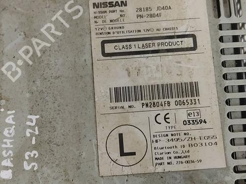 Radio NISSAN QASHQAI / QASHQAI +2 I (J10, NJ10, JJ10E)  | BP19569963E6 