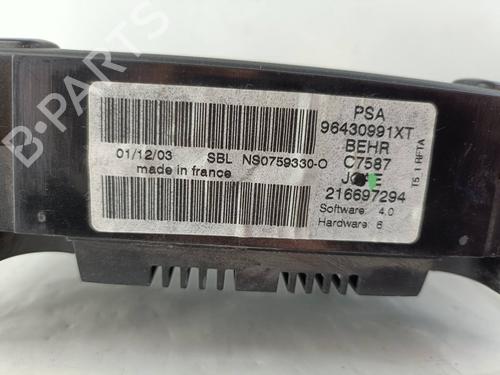 Climate control PEUGEOT 307 (3A/C) | BP30646447I5