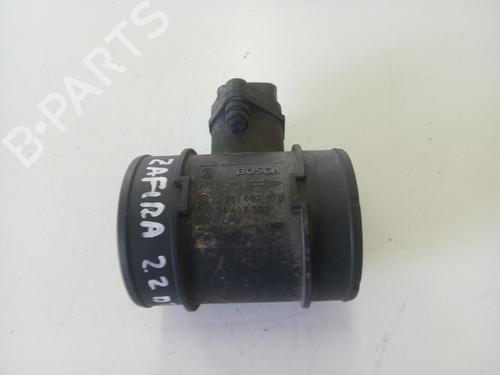 Used Mass air flow sensor OPEL ZAFIRA A MPV (T98) 2.2 DTI 16V (F75) (125 hp) 19557821