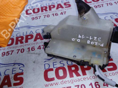 Front right lock PEUGEOT 208 I (CA_, CC_) 1.4 HDi | BP19553693C97 
