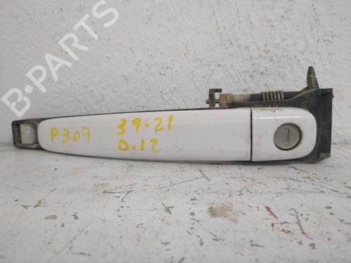 Used Front left exterior door handle PEUGEOT 307 (3A/C) 2.0 HDi 90 (90 hp) 19557191