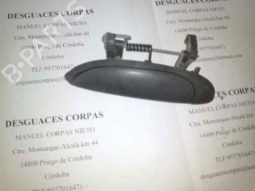 Used Front left exterior door handle RENAULT MEGANE I Coach (DA0/1_) 1.6 e (DA0F) (90 hp) 19546085