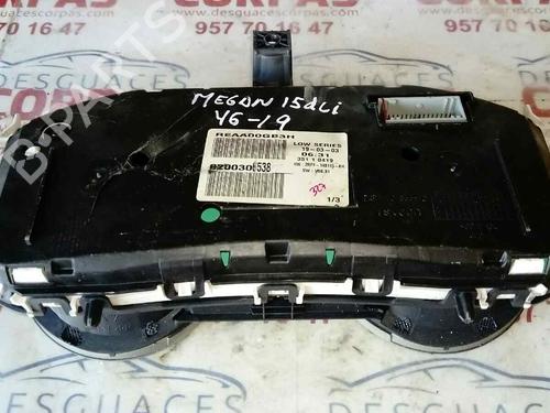 Instrument cluster RENAULT MEGANE II (BM0/1_, CM0/1_)  | BP19552181C47 