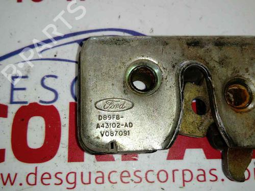 Used Tailgate lock FORD FIESTA III (GFJ) [1989-1997]  19547939