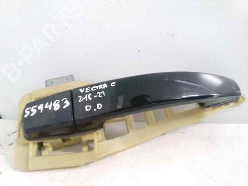 Used Front right exterior door handle OPEL VECTRA C (Z02) [2002-2009]  19564099
