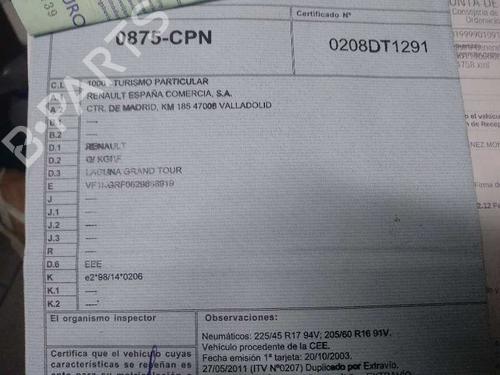 Climate control RENAULT LAGUNA II Grandtour (KG0/1_) 2.2 dCi (KG0F) | BP19560075I5 