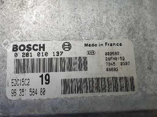 Engine control unit (ECU) CITROËN XSARA PICASSO (N68)  | BP19553281M57 